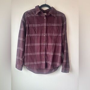 Women’s Carhartt Burgundy Plaid Shirt